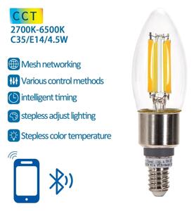 Bec LED Aigostar FILAMENT C35 E14/4,5W/230V 2700-6500K
