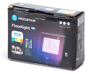 Aigostar - Proiector LED RGBW, 10W, 230V, IP65, cu telecomandă