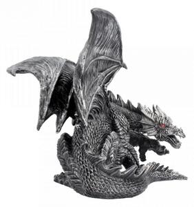 Statueta dragon Obsidian 25 cm