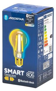 Bec LED Aigostar FILAMENT A60 E27/6W/230V 2700-6500K