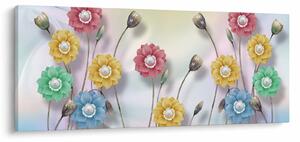 Tablou - Lunca colorată (120x50 cm)