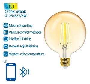 Bec LED Aigostar FILAMENT G125 E27/6W/230V 2700-6500K