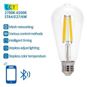 Bec LED Aigostar FILAMENT ST64 E27/6W/230V 2700-6500K
