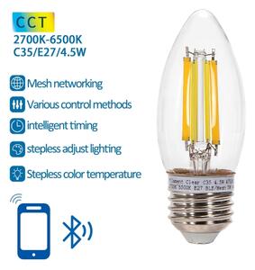 Bec LED Aigostar FILAMENT C35 E27/4,5W/230V 2700-6500K