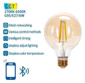 Bec LED Aigostar FILAMENT G95 E27/6W/230V 2700-6500K