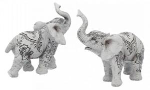 Set 2 statuete elefanti Henna Harmony 10 cm