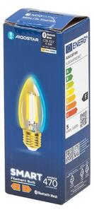 Bec LED Aigostar FILAMENT C35 E27/4,5W/230V 2700-6500K