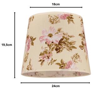 Duolla - Abajur pentru lampă de birou SOFIA XS E14 pr. 18,5 cm roz