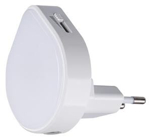 Corp de iluminat LED de orientare cu senzor pentru priză Kanlux 37396 ULOV LED/0,5W/230V