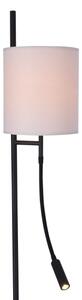 Lampadar LED TOKYO 1xE27/40W/230V + LED/3W negru/alb
