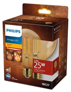 Bec LED VINTAGE Philips G95 E27/3,1W/230V 1800K