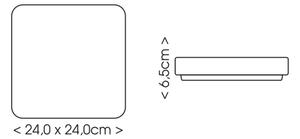 Plafonieră LED pentru baie Ecolite W3094-12W LUKY LED/12W/230V IP44 alb