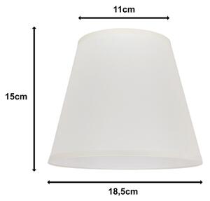 Duolla - Abajur pentru lampă de birou SOFIA XS E14 pr. 18,5 cm crem