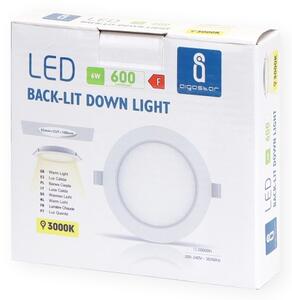 Corp de iluminat LED încastrat Aigostar LED/6W/230V 3000K d. 11,8 cm alb