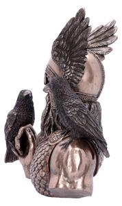Statueta zeul nordic Mesagerii lui Odin 23 cm