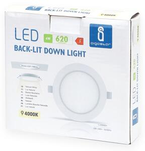 Corp de iluminat LED încastrat Aigostar LED/6W/230V 4000K d. 11,8 cm alb