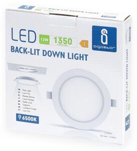 Corp de iluminat LED încastrat Aigostar LED/12W/230V 6500K d. 17,5 cm alb