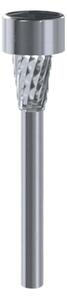 Lampă LED solară Aigostar LED/0,006W/1,2V 29,5 cm crom 6500K IP44
