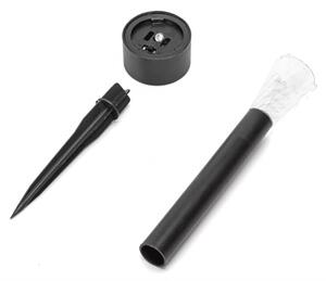 Lampă LED solară Aigostar LED/0,006W/1,2V 29,5 cm negru 6500K IP44