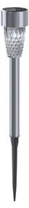 Lampă LED solară Aigostar LED/0,006W/1,2V 29,7 cm crom 6500K IP44