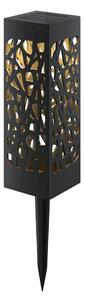 Aigostar - Lampă solară LED, 0,006W/1,2V, 28,5 cm, negru, 3000K, IP44