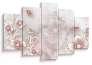 Tablou - Flori roz (150x105 cm)