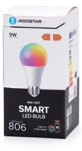 Bec LED RGBW dimabil Aigostar A60 E27/9W/230V 2700-6500K Wi-Fi