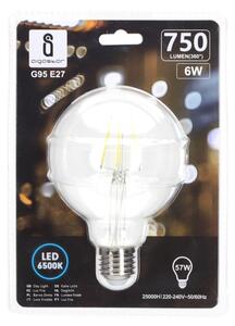 Bec LED Aigostar FILAMENT G95 E27/6W/230V 6500K