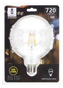 Bec LED Aigostar FILAMENT G125 E27/6W/230V 2700K