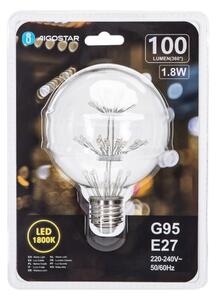 Bec LED Aigostar FILAMENT G95 E27/1,8W/230V 1800K
