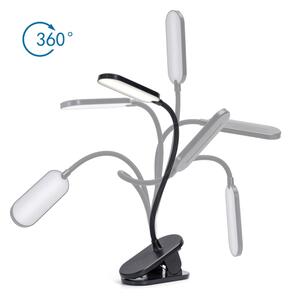 Lampă LED dimabilă de masă cu clemă Aigostar LED/2,5W/5V negru