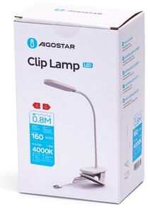 Lampă LED dimabilă de masă cu clemă Aigostar LED/2,5W/5V alb