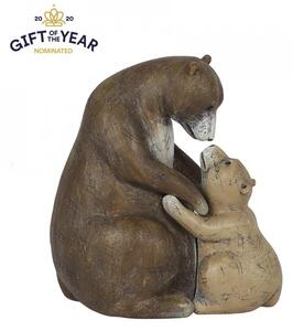 Set statuete Familia de Ursi - mami si copil 11.5 cm