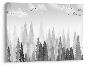 Tablou - Culmi de pădure (70x50 cm)