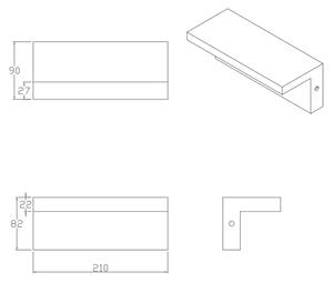 Aplică LED de exterior TESA LED/10W/230V IP54 negru