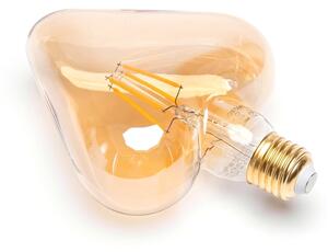 Bec LED FILAMENT Aigostar E27/4W/230V 1800K inimă