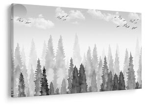 Tablou - Culmi de pădure (90x60 cm)