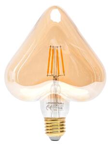 Bec LED FILAMENT Aigostar E27/4W/230V 1800K inimă