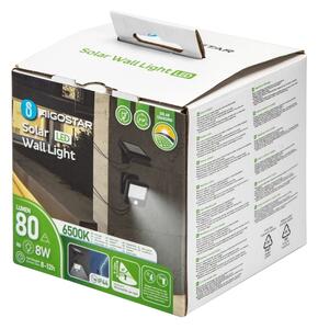 Aplică LED solară cu senzor Aigostar LED/0,64W/3,7V 6500K IP44