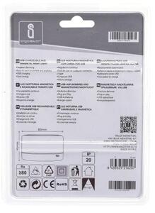 Corp de iluminat LED de veghe portabil LED/1W/5V 3000K Aigostar + USB