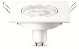 Corp de iluminat LED încastrat Philips Pila 1xGU10/4,7W/230V 4000K
