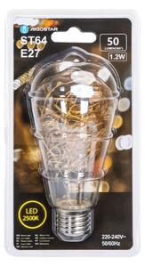 Bec LED Aigostar FILAMENT ST64 E27/1,2W/230V 2500K