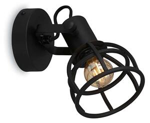 Spot de perete Briloner 2669-015 RETRO 1xE14/25W/230V negru