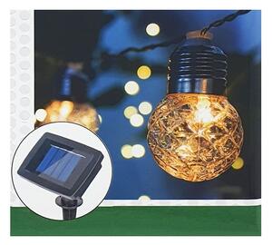 Lanț LED solar de exterior 10xLED/1,2V 2,2 m IP44