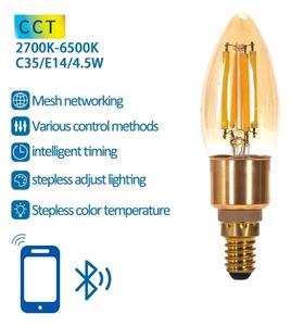 Bec LED Aigostar FILAMENT C35 E14/4,5W/230V 2700-6500K