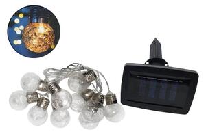 Lanț LED solar de exterior 10xLED/1,2V 2,2 m IP44