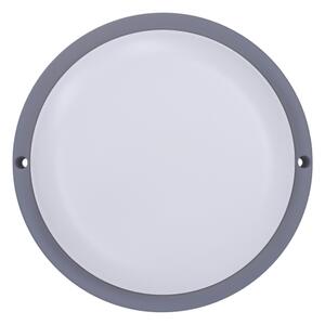 Aplică LED de exterior Solight WO745-G LED/13W/230V 4000K IP54 rotund gri