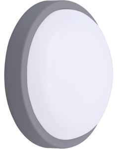 Aplică LED de exterior Solight WO745-G LED/13W/230V 4000K IP54 rotund gri
