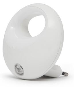 Corp de iluminat LED de orientare pentru priză cu senzor LED/1W/230V alb