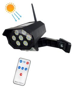 Model LED cameră de securitate solară cu senzor LED/3,7V IP44 negru + DO